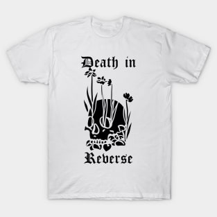 Death In Reverse - Skull With Flowers T-Shirt